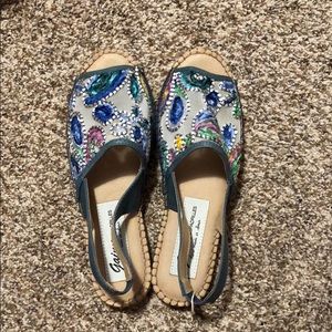 Gaimo espadrilles with handmade embroidery